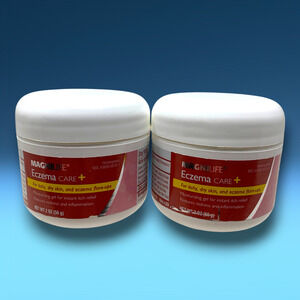 Lot 2 x MagniLife Eczema Care For Itching Dermatitis Flare Ups 2 oz Each Sealed